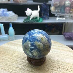 Blue Kyanite Sphere